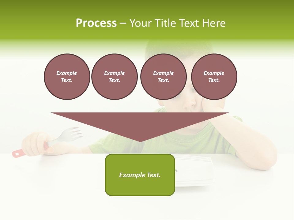 Person Childhood Isolated PowerPoint Template