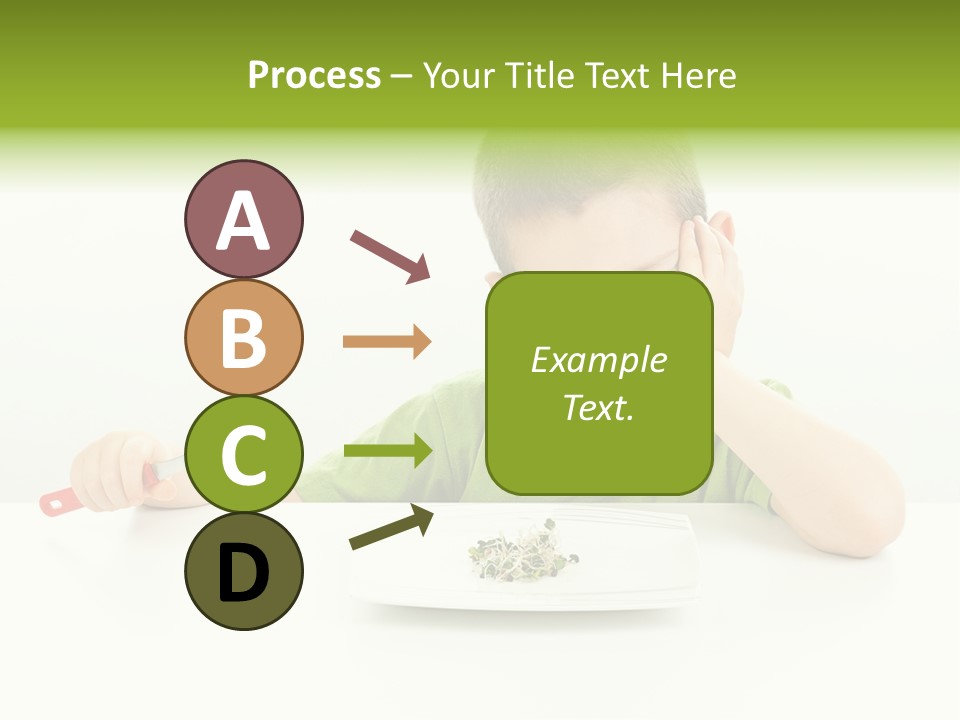 Person Childhood Isolated PowerPoint Template