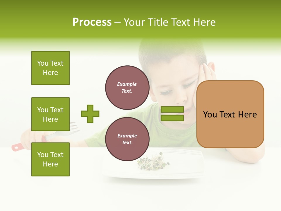 Person Childhood Isolated PowerPoint Template