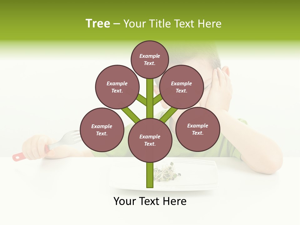 Person Childhood Isolated PowerPoint Template