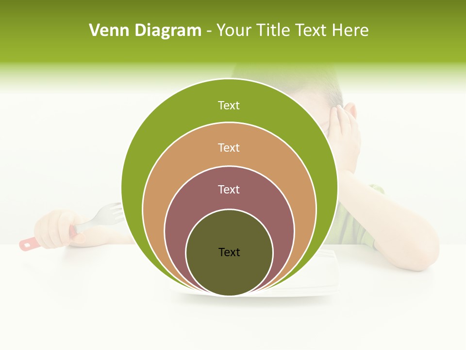 Person Childhood Isolated PowerPoint Template