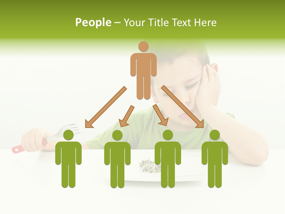 Person Childhood Isolated PowerPoint Template