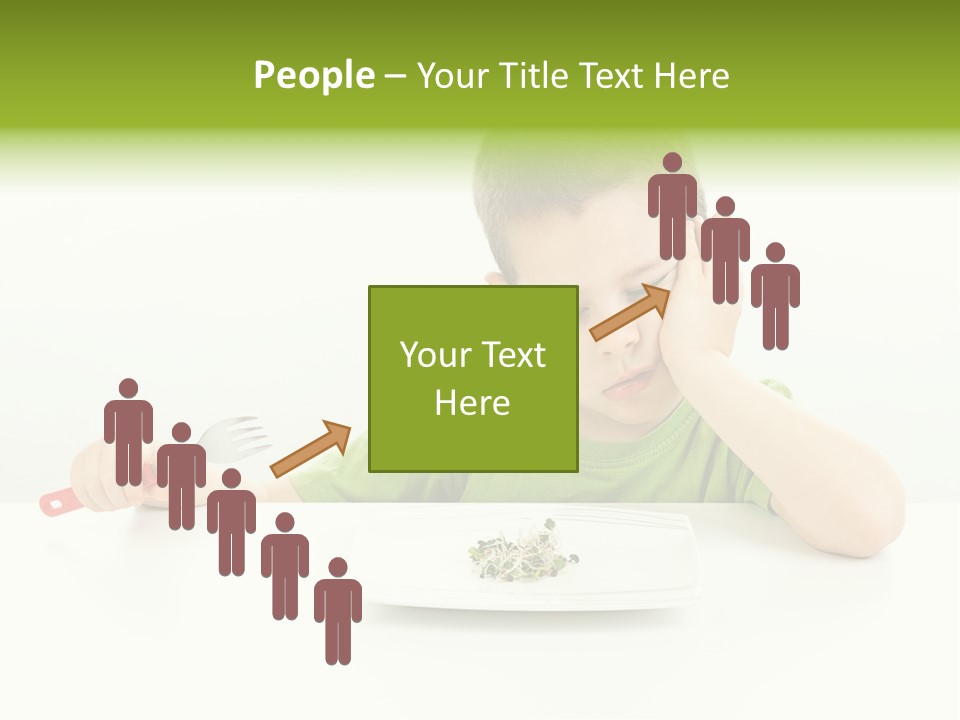 Person Childhood Isolated PowerPoint Template