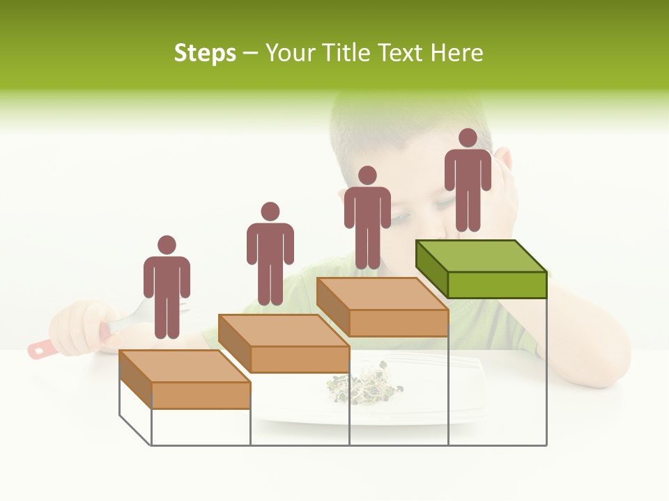 Person Childhood Isolated PowerPoint Template