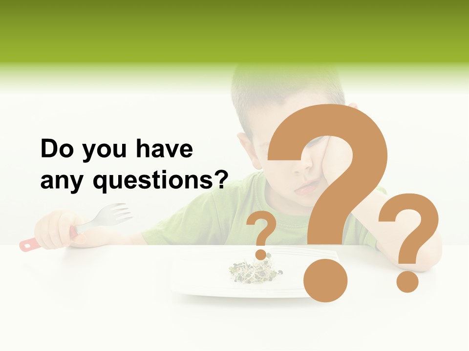 Person Childhood Isolated PowerPoint Template