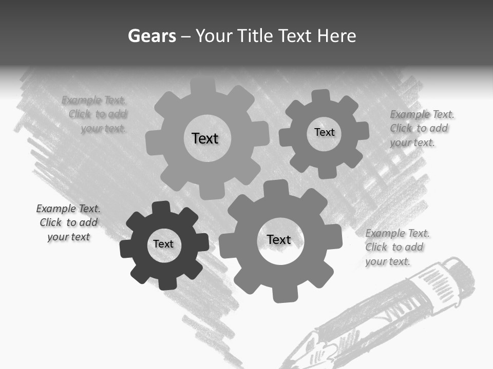 Liquid Artist Decoration PowerPoint Template