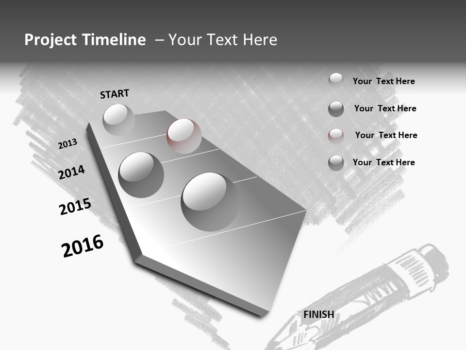 Liquid Artist Decoration PowerPoint Template