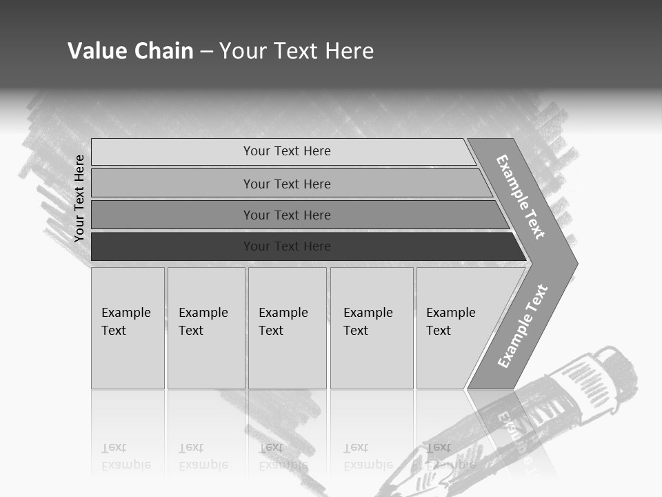 Liquid Artist Decoration PowerPoint Template