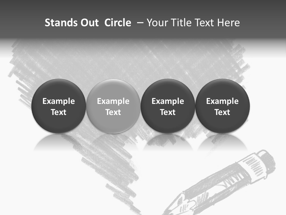 Liquid Artist Decoration PowerPoint Template