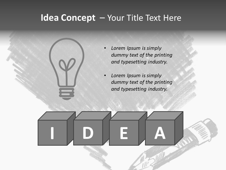 Liquid Artist Decoration PowerPoint Template