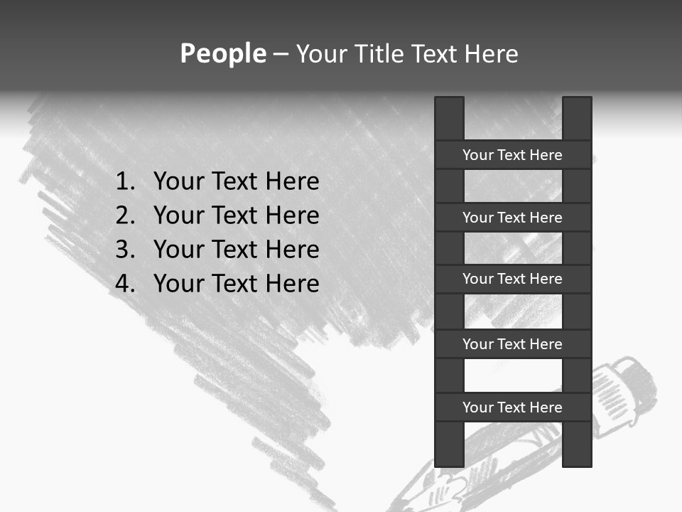 Liquid Artist Decoration PowerPoint Template