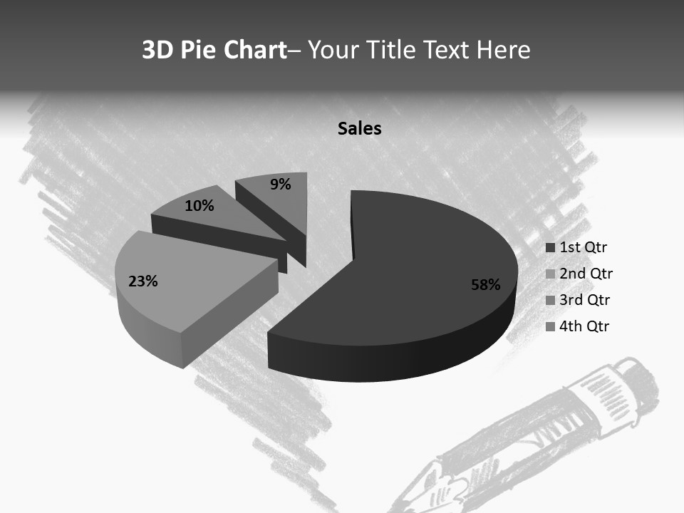 Liquid Artist Decoration PowerPoint Template