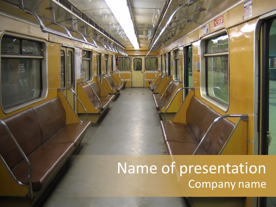 Rail Rapid Underground PowerPoint Template