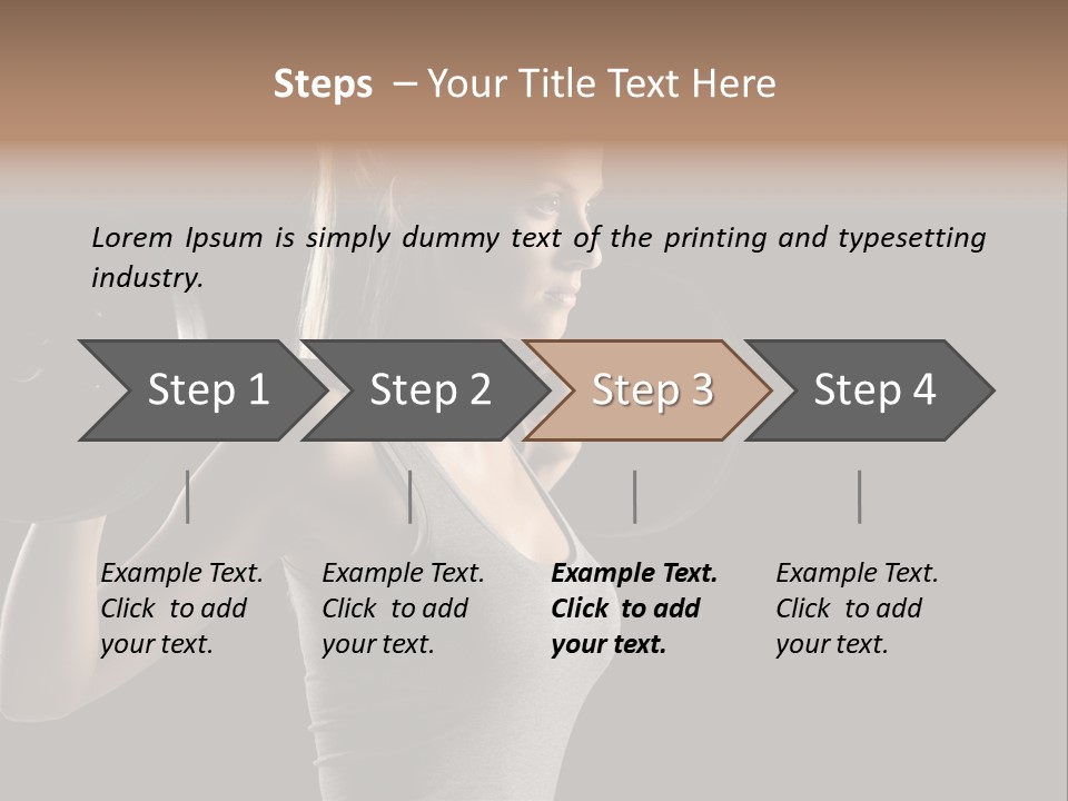 Natural Weight Workout PowerPoint Template