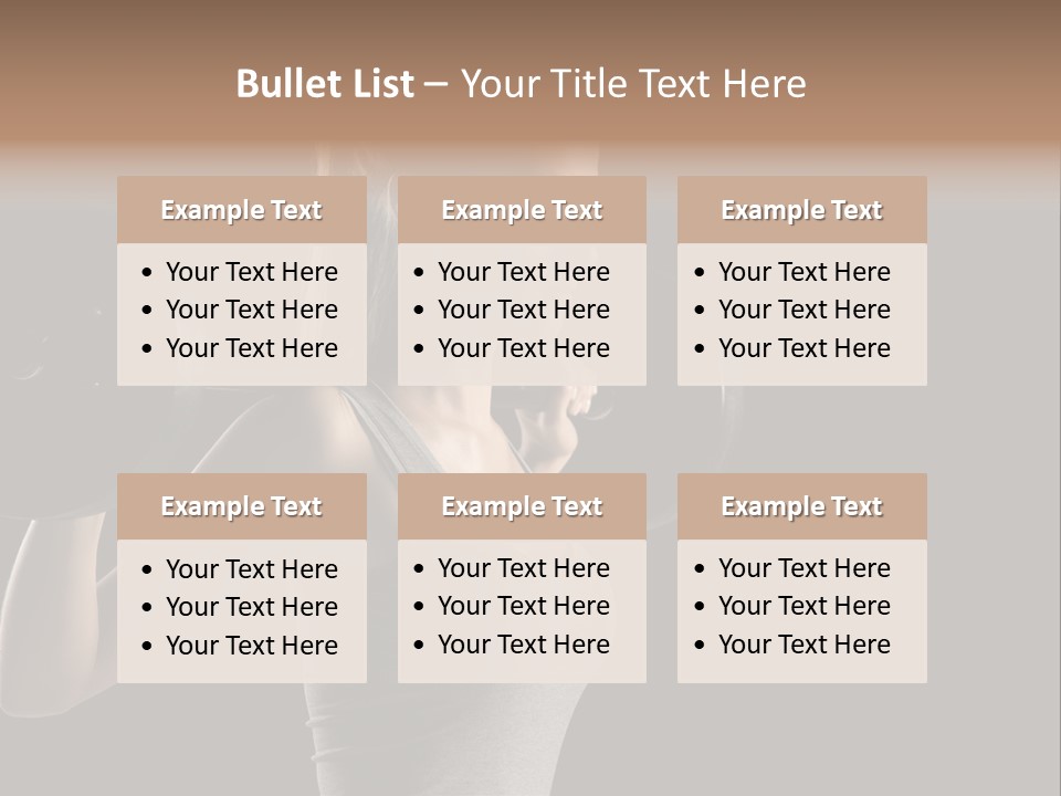 Natural Weight Workout PowerPoint Template