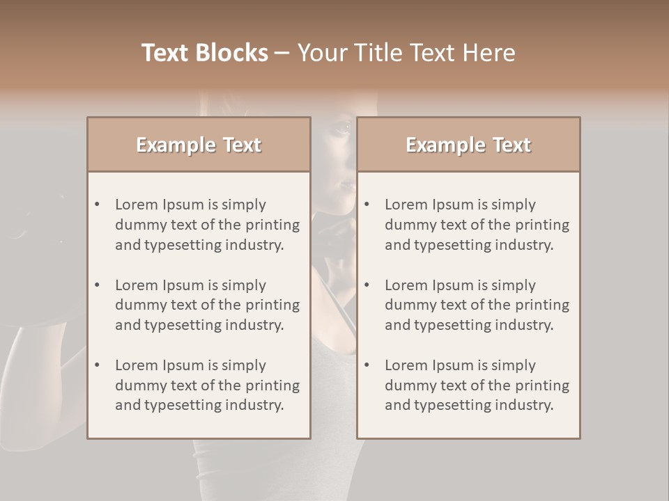 Natural Weight Workout PowerPoint Template