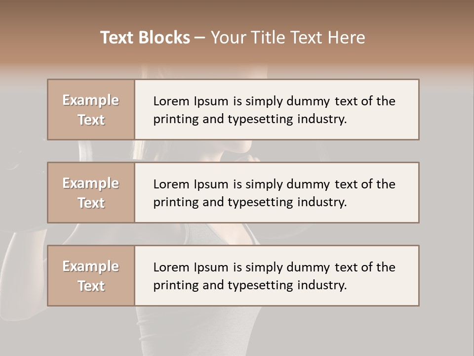 Natural Weight Workout PowerPoint Template