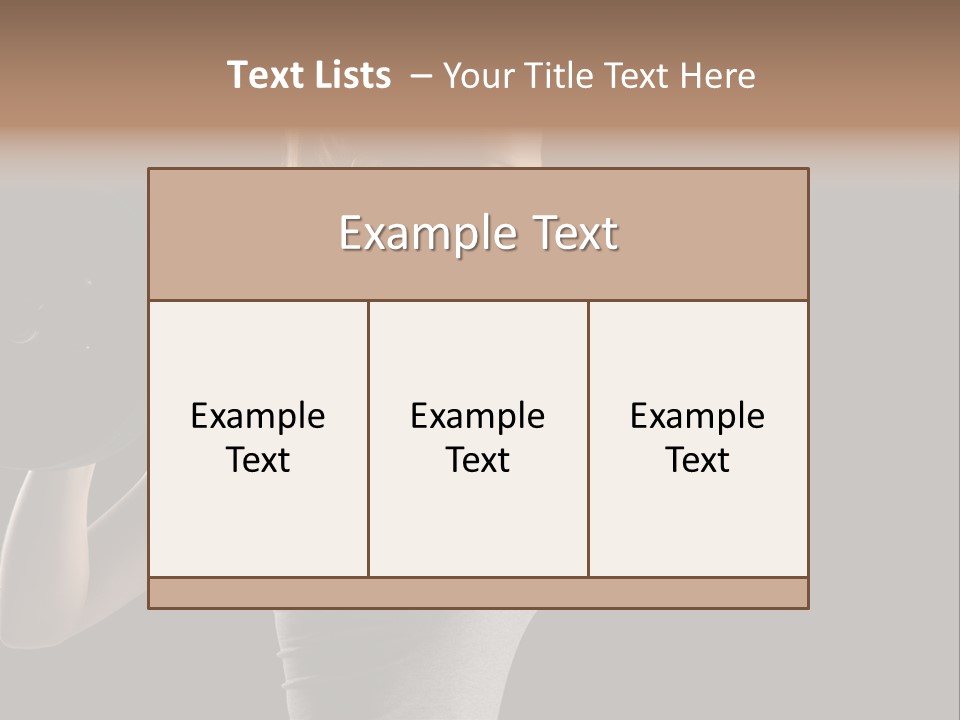 Natural Weight Workout PowerPoint Template