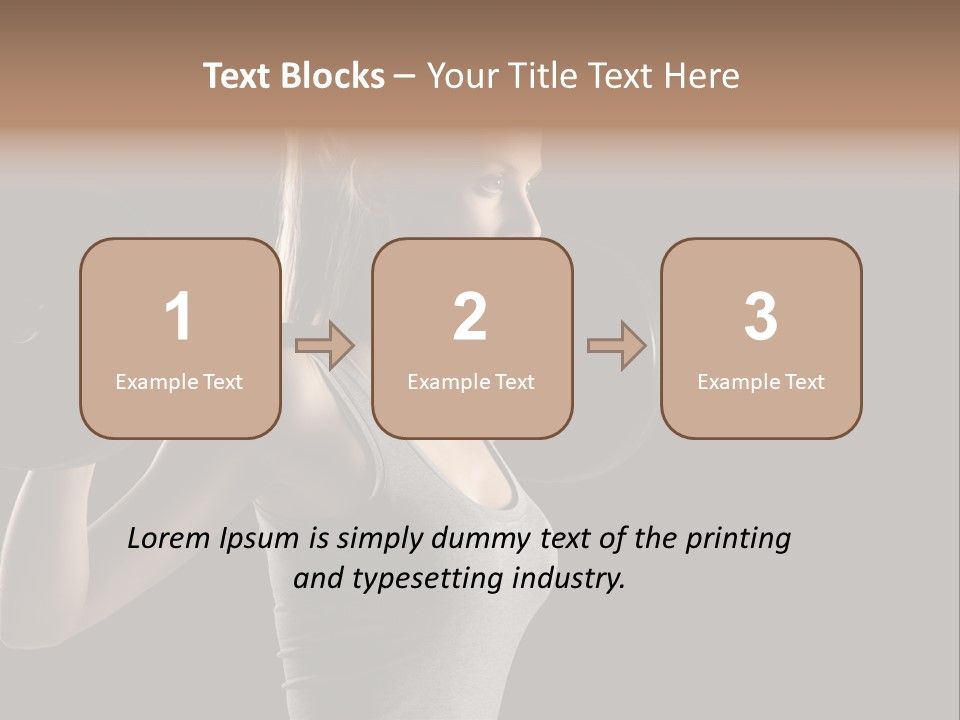 Natural Weight Workout PowerPoint Template