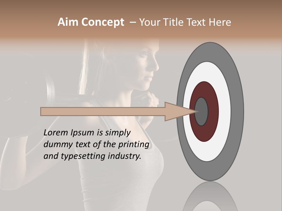 Natural Weight Workout PowerPoint Template