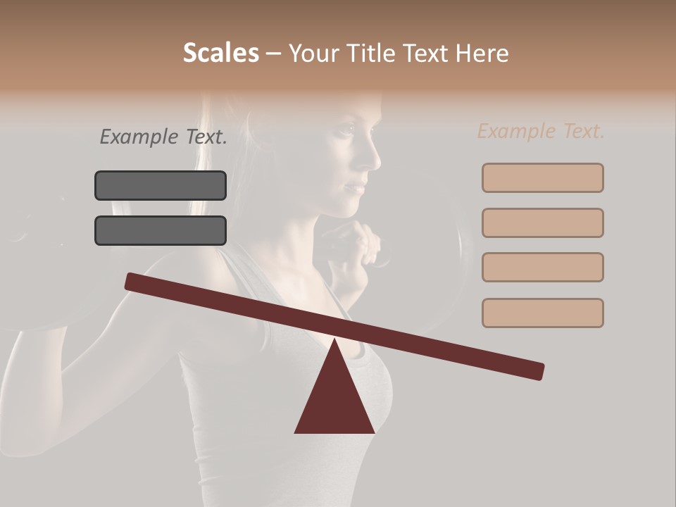 Natural Weight Workout PowerPoint Template