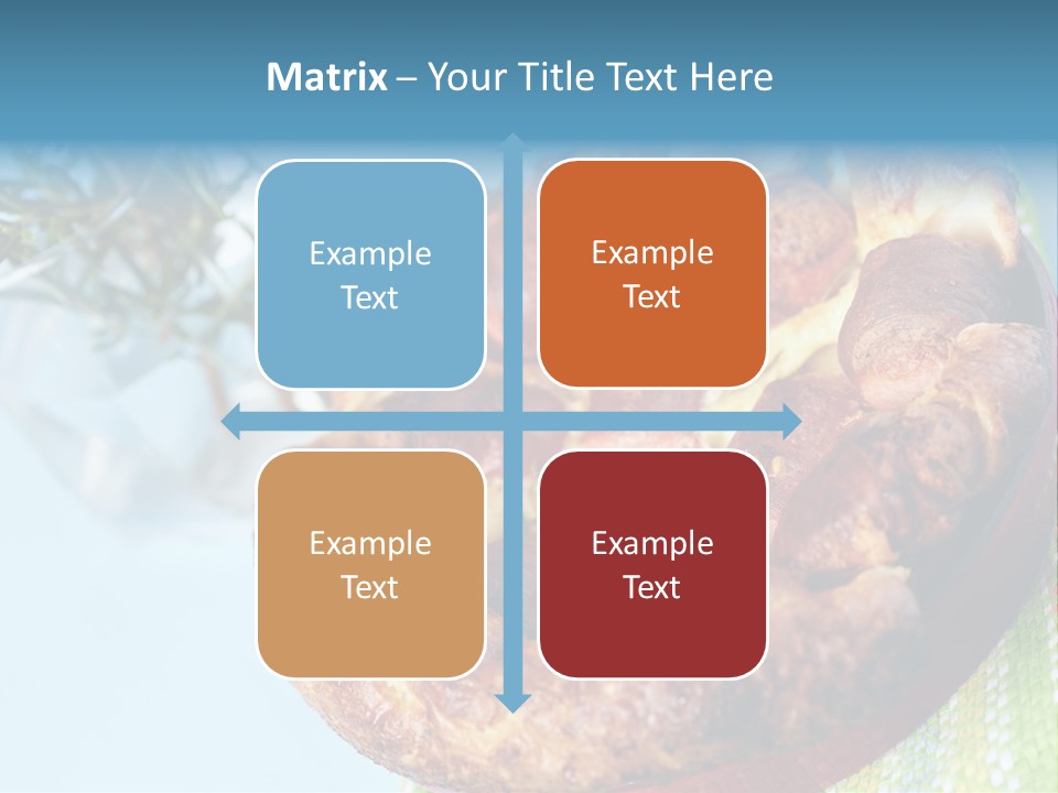 Meat Pudding Prepared PowerPoint Template