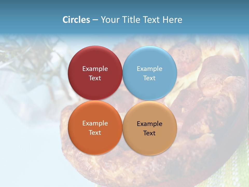 Meat Pudding Prepared PowerPoint Template