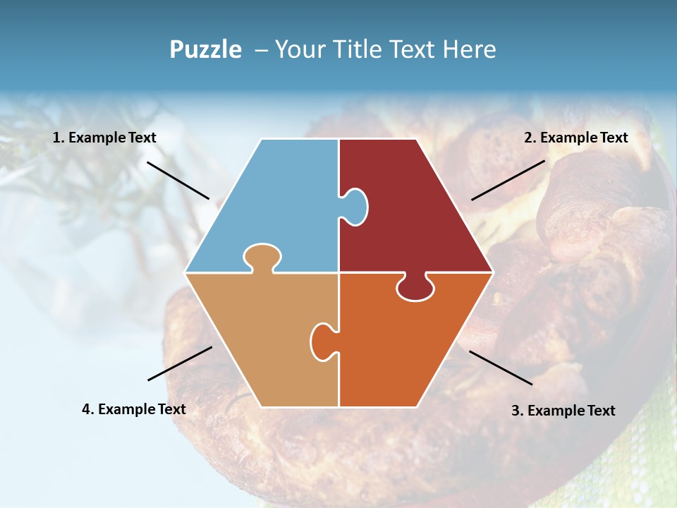 Meat Pudding Prepared PowerPoint Template