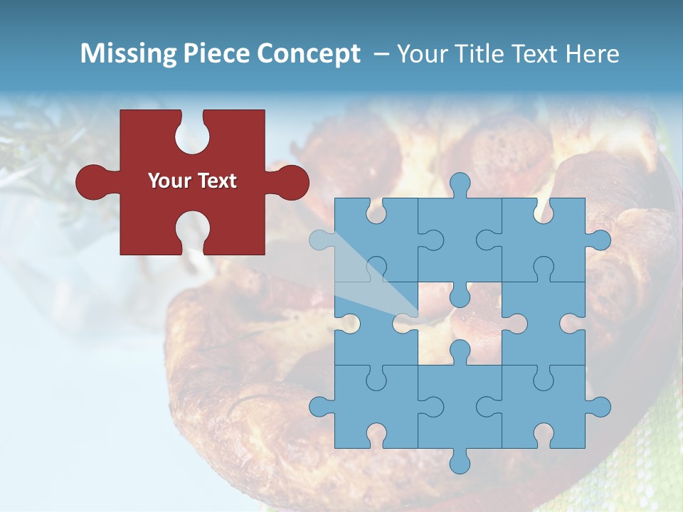 Meat Pudding Prepared PowerPoint Template