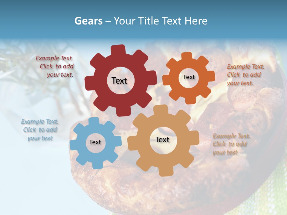 Meat Pudding Prepared PowerPoint Template