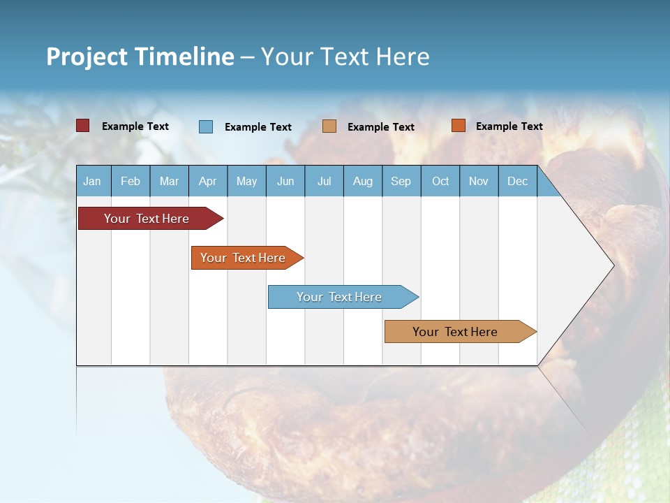 Meat Pudding Prepared PowerPoint Template