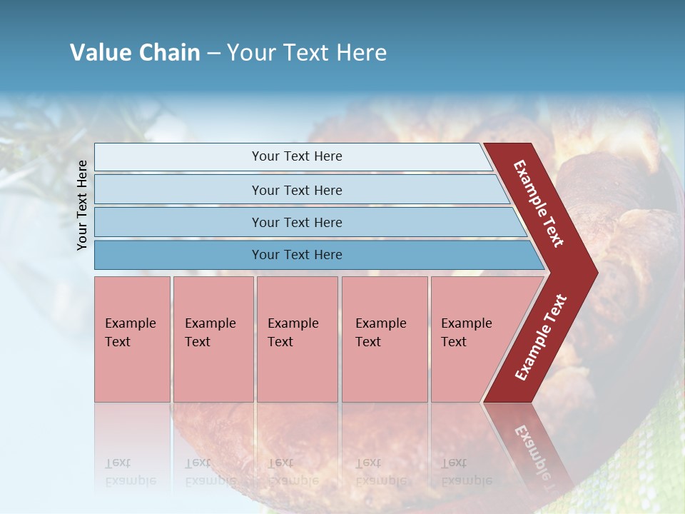 Meat Pudding Prepared PowerPoint Template