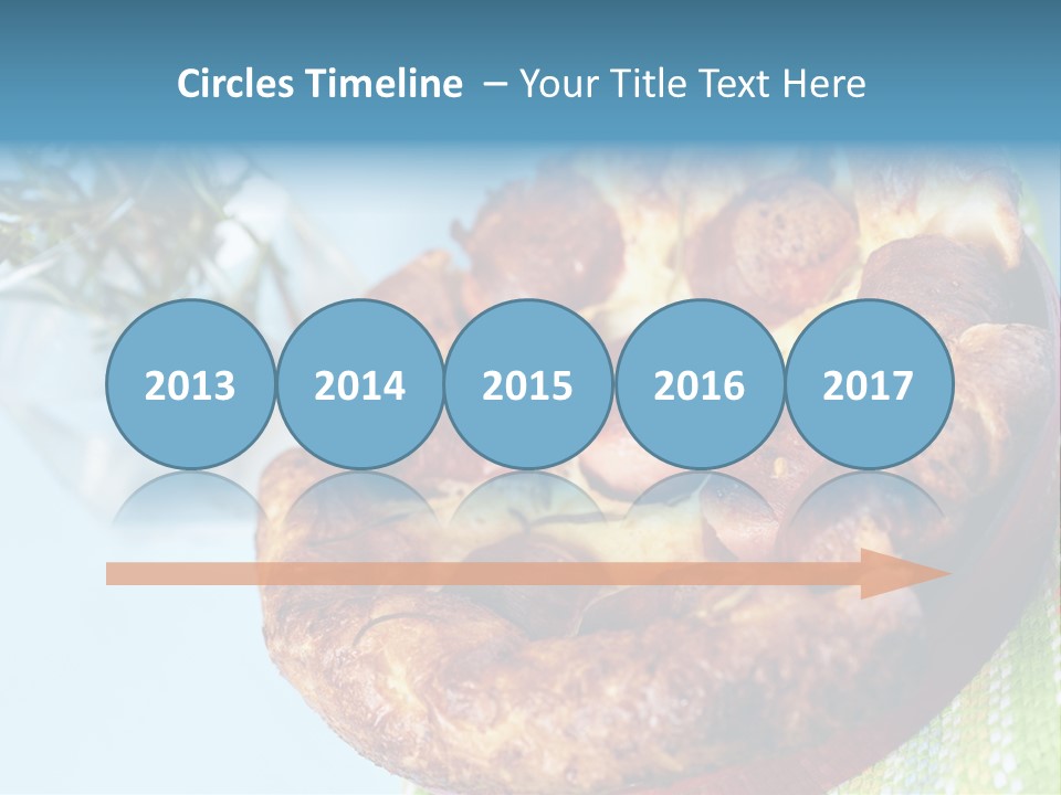 Meat Pudding Prepared PowerPoint Template