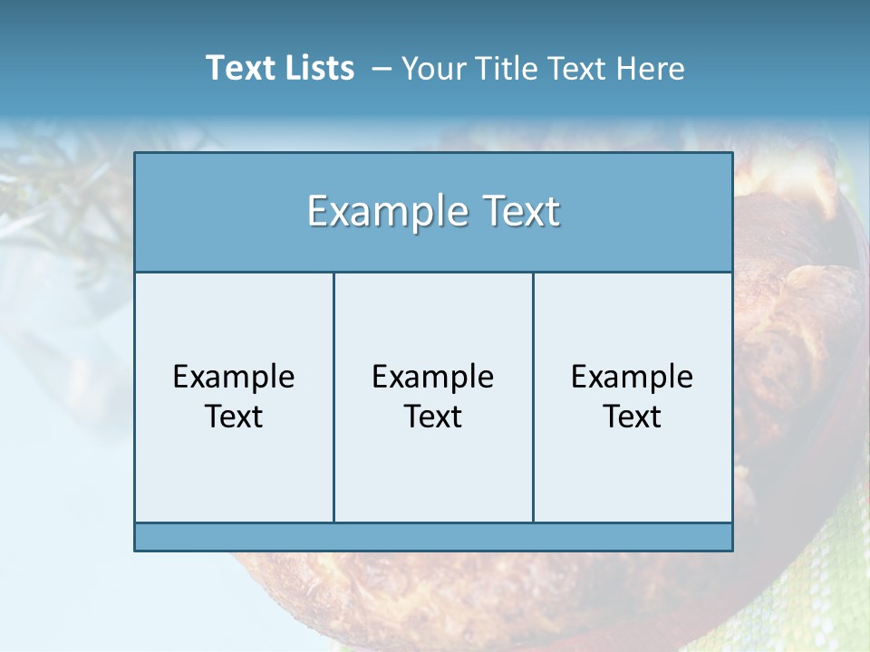 Meat Pudding Prepared PowerPoint Template