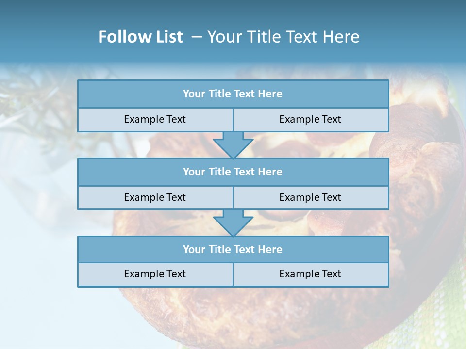 Meat Pudding Prepared PowerPoint Template