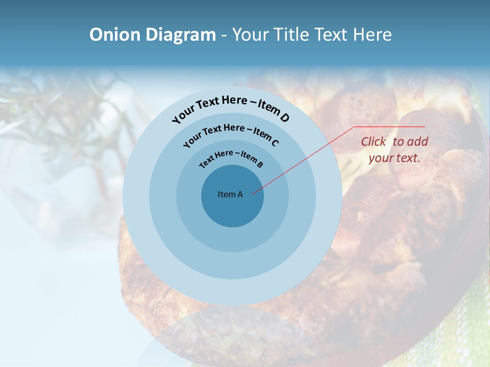 Meat Pudding Prepared PowerPoint Template