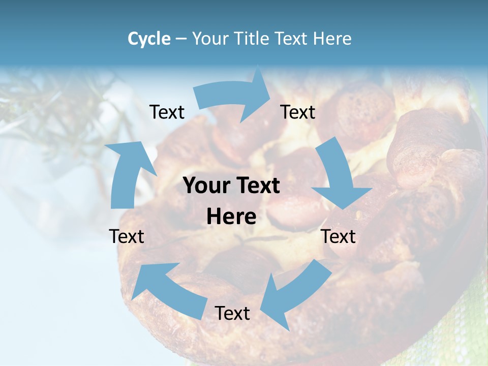 Meat Pudding Prepared PowerPoint Template