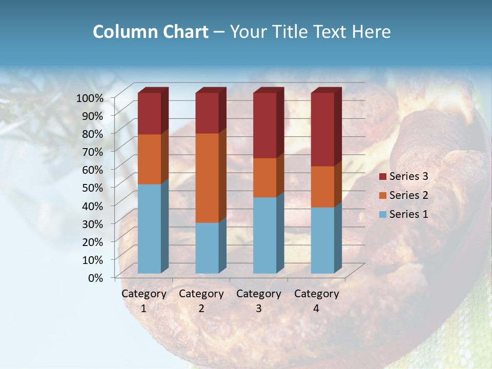 Meat Pudding Prepared PowerPoint Template