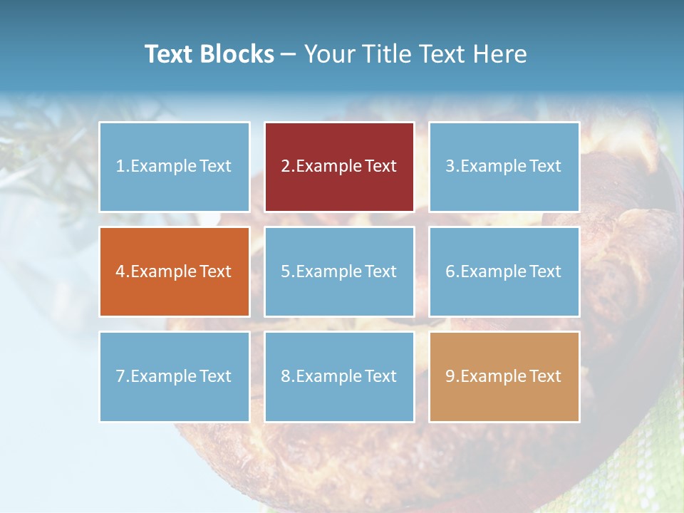 Meat Pudding Prepared PowerPoint Template