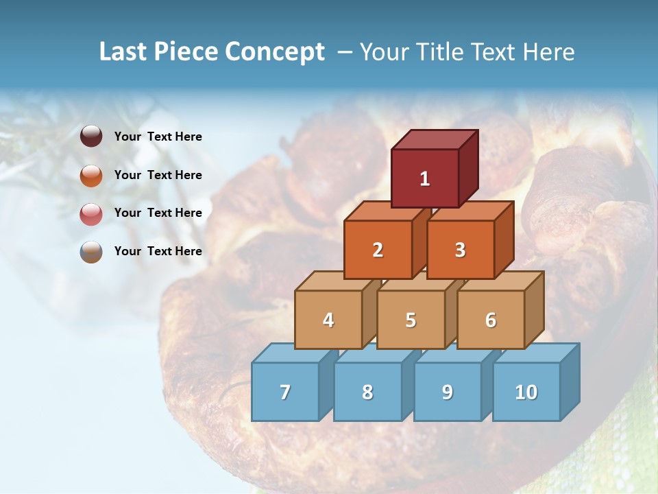 Meat Pudding Prepared PowerPoint Template