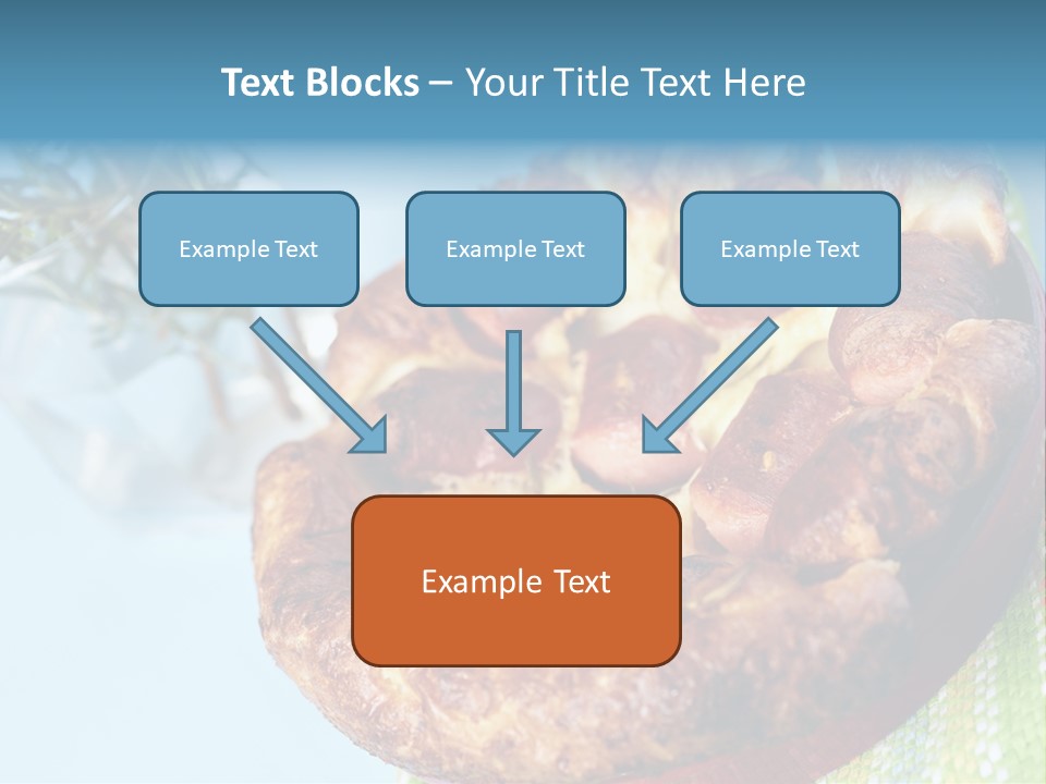 Meat Pudding Prepared PowerPoint Template