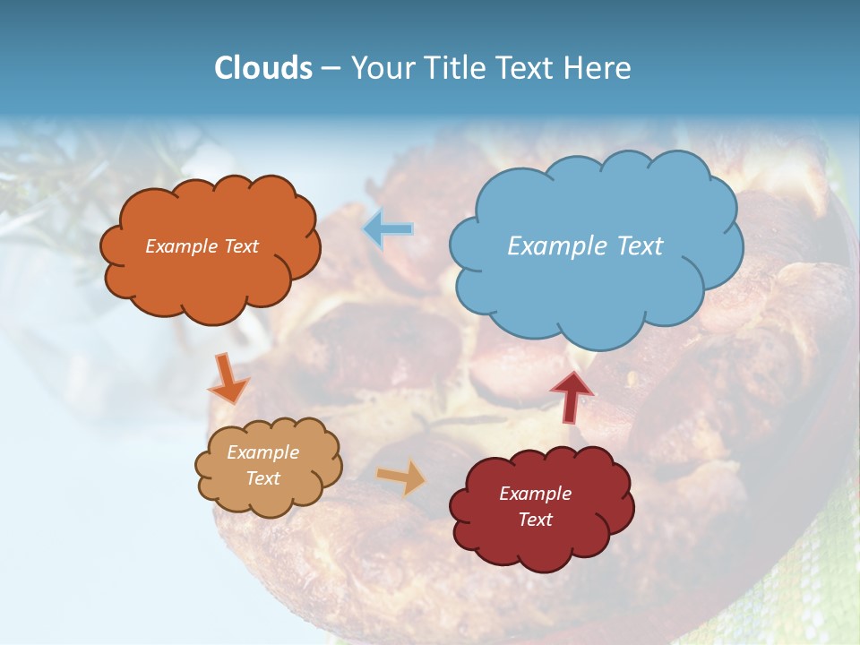 Meat Pudding Prepared PowerPoint Template