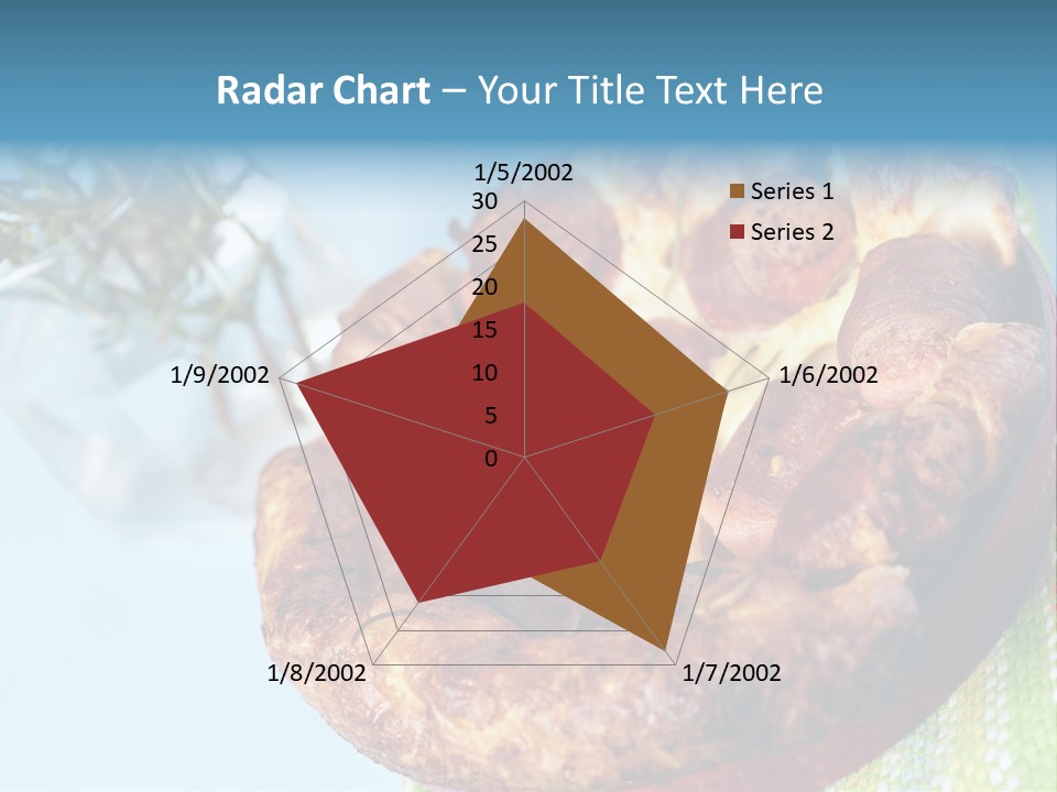 Meat Pudding Prepared PowerPoint Template