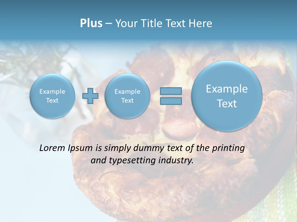 Meat Pudding Prepared PowerPoint Template