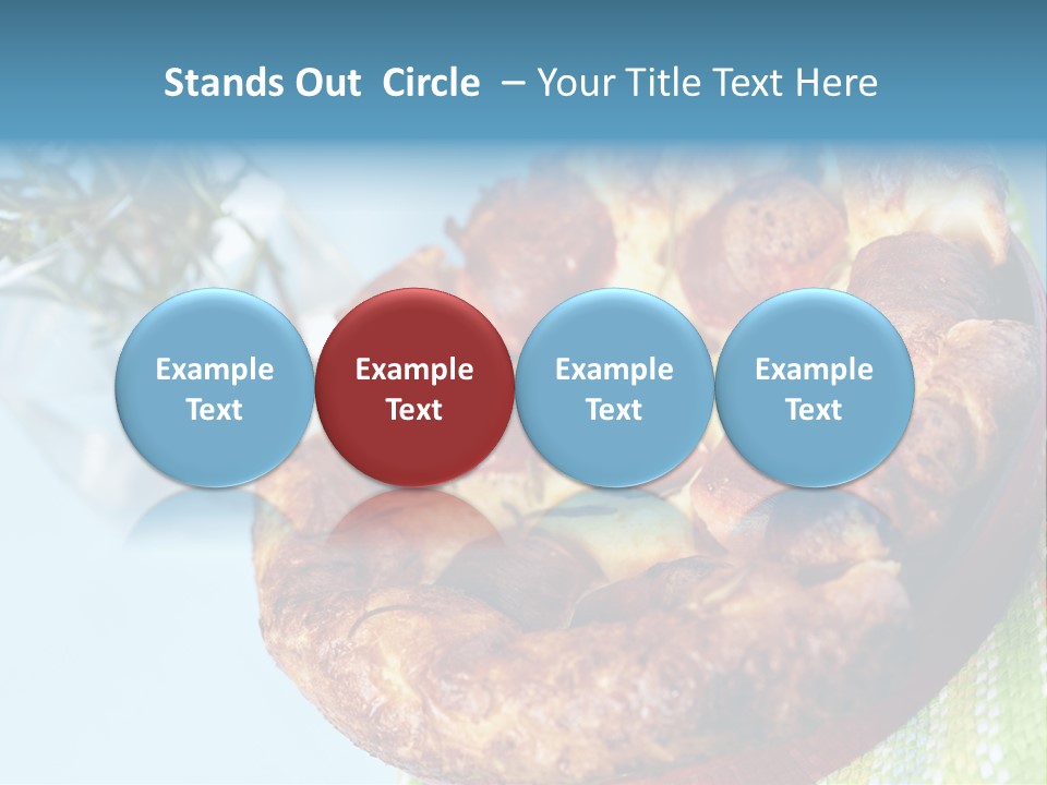 Meat Pudding Prepared PowerPoint Template