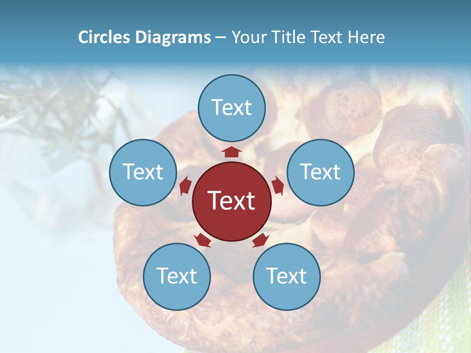 Meat Pudding Prepared PowerPoint Template