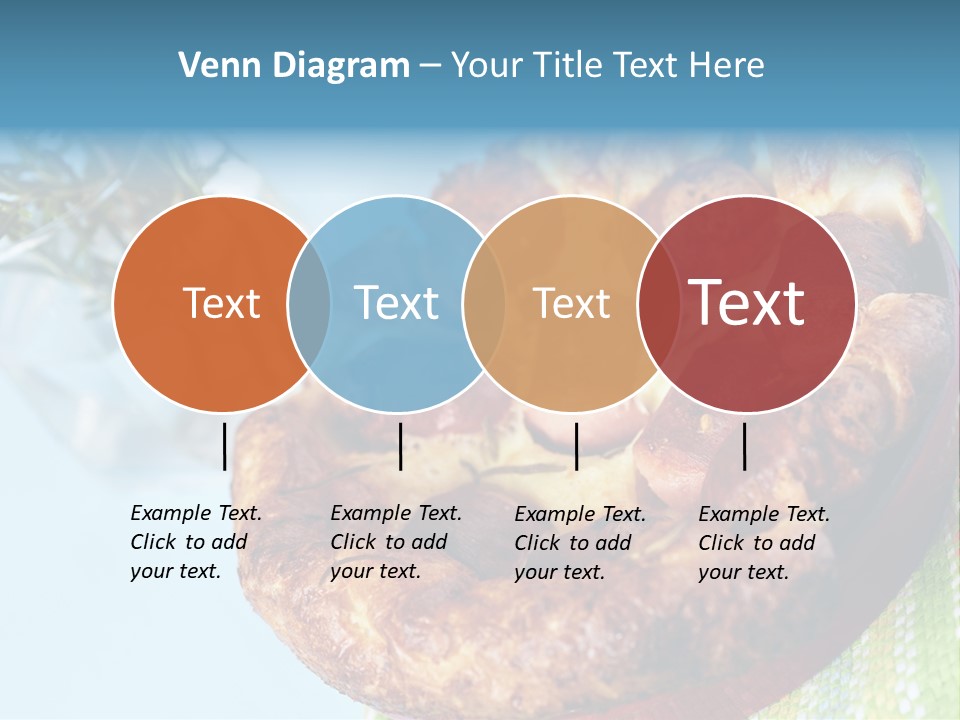 Meat Pudding Prepared PowerPoint Template