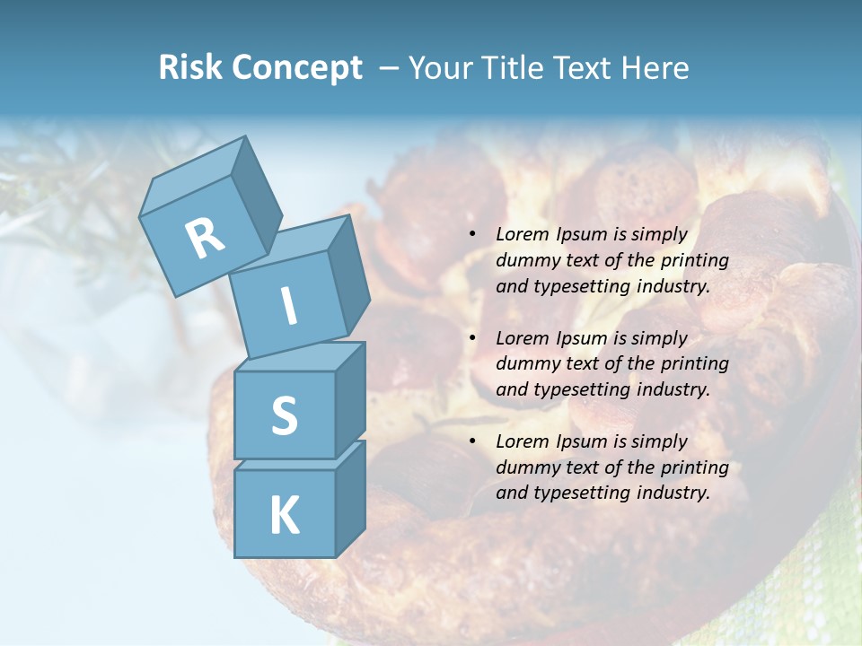 Meat Pudding Prepared PowerPoint Template