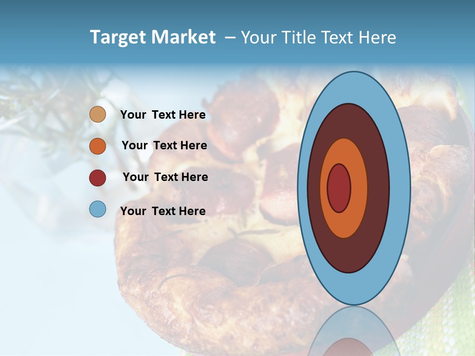 Meat Pudding Prepared PowerPoint Template