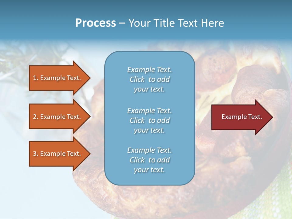 Meat Pudding Prepared PowerPoint Template